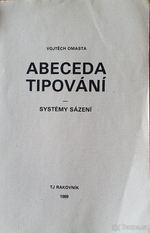 ABECEDA TIPOVÁNÍ - Vojtěch Omasta - 2