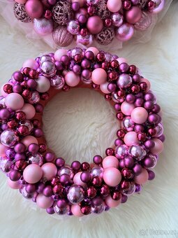 Vánoční věnce z kouliček - 2