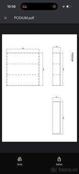 Pódium pod křeslo pro pedikérku - 2