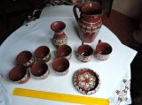 Sada-keramické hrníčky, vázu, džbán, popelník - 2