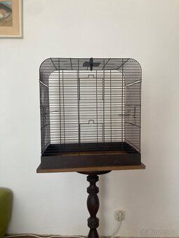 Klec ptáci RETRO MADELEINE kov/dřevo 54x34x53cm Zolux a hrač - 2