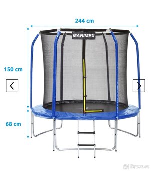 Trampolína Marimex 244cm - 2
