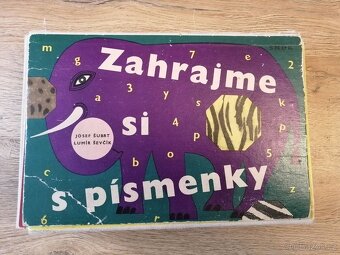 retro hra ZAHRAJME SI S PÍSMENKY - kompletní - tofa - 2