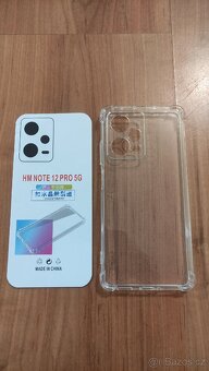 Xiaomi redmi note 12 Pro 5G kryt, fólie, - 2