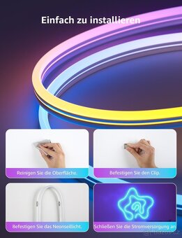 Neonový LED pásek Lepro AI N1 - 6m - 2