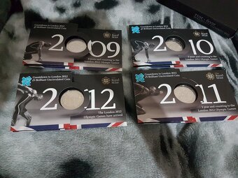 ANGLIE - 2012 London Olympic Games £5 BU set - 2
