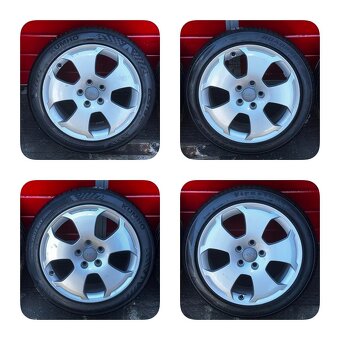 Original ALU kola Audi 17" 7,5J ET56 + 225/45/R17 - 2
