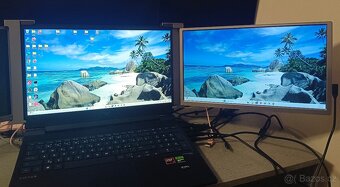 Portable Tri-Screen Monitor – přídavné rozšiřující monitory - 2