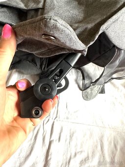 Bugaboo Nuna Turtle air stříška Grey melange - 2