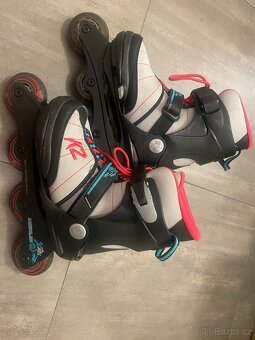 Dětské nastavitelné kolečkové brusle MERLIN K2 - 2