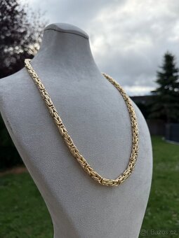 Zlatý řetěz KRÁLOVSKÁ VAZBA - 67.5g 68cm - 8mm - NOVÝ ZLATO - 2