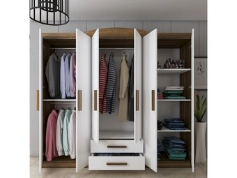 Nové - ŠATNÍ SKŘÍŇ LARA 207cm - 2