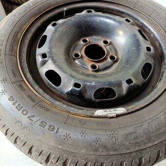 14" plechová kola – 5x100 – ŠKODA (AUDI, VW, SEAT)  Disky:  - 2