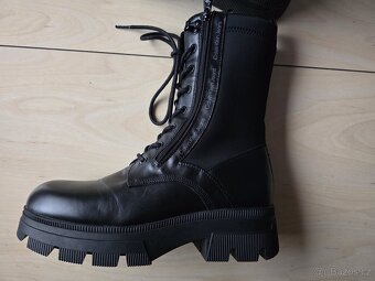 Dámské kotníkové boty polokozačky Calvin Klein - 2