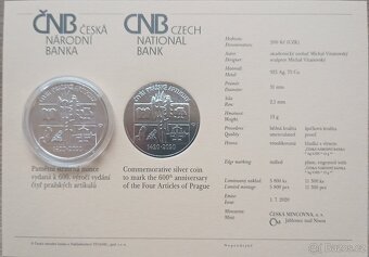 PSM 200 Kč 2020 - 600. výročí vydání čtyř pražských artikulů - 2