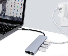 Value Multiport adaptér USB C(M) -> HDMI A(F), 3x USB3.0 - 2