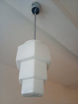 Lustr Skyscraper Art Deco ,Brutalismus,RETRO,3ks - 2