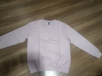 RÚŽOVÁ MIKINA vel. M zn. H@M - 2