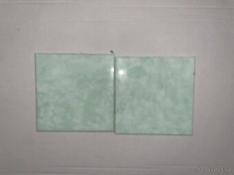 Retro obkladačky sv. zelené 15x15cm - 2