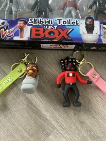 Postavičky Skibidi Toilet + 2 klíčenky - 2