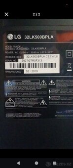 Tv LG 32"(81cm úhlopříčka) dvb-t 2 - 2