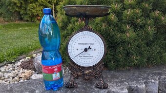15kg velké krásné jednomiskové váhy s orlem po renovaci. - 2