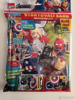 LEGO ČASOPIS: MARVEL, AVENGERS - 4X MIX + ALBUM - 2