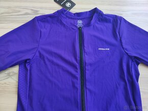 Fialový pánský cyklistický dres Kemaloce, M - 2