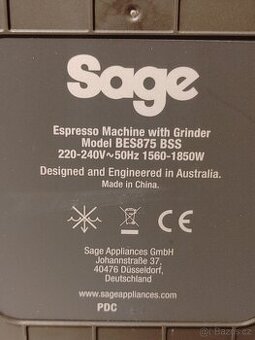 PRODANO - Kávovar Sage Barista Express BES875 BSS - 2