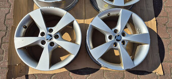 Alu kola originál Škoda Rapid 5x100 7x16 ET46 5JA 601 025 A - 2