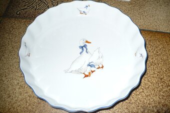 porcelánová koláčová zapékací mísa - 2