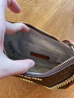 🤎 Elegantní hnědá kabelka s řetízkem 1:1 Michael kors, MK - 2