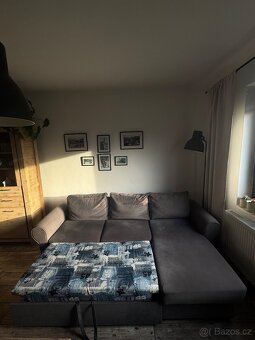 Rohová rozkládací sedací souprava - 2