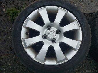 Zimní ALU BORBET OPEL R15 s pneu METEOR WINTER 185/55 R15 - 2