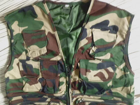 Nepoužitá maskáčová pánská vesta XL - 2