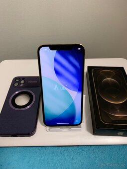 Apple iPhone 12pro 128gb gold. top stav - 2