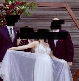 Svatební šaty 38-40 - 2