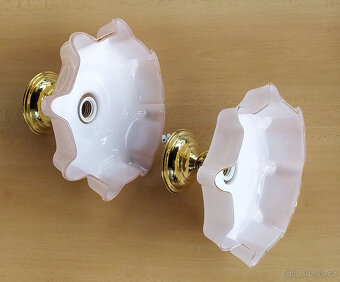 Mosazný lustr / stropnice - 2 ks - 2