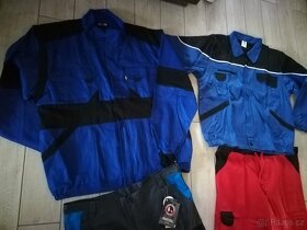 Pracovní oblečení, montérkové kalhoty, bundy, vel. 60, NOVÉ - 2