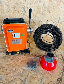 Stroj na čištění trubek elektrický čistič trubek 20M 750W - 2