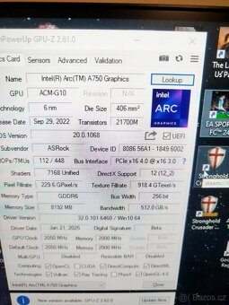 Grafická karta Intel ARC A750 8GB - 2
