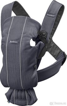BABYBJÖRN Nosítko Mini Navy Blue, 3D Mesh - 2