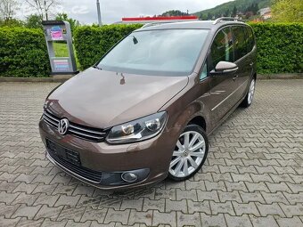 VW Touran 2.0 TDI 103W,1.Maj.159tis,Km,7.Míst,Highline,Tažné - 2