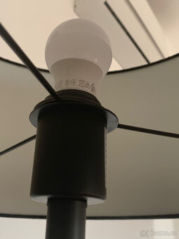 Stojací lampa černá, 49/158 cm - 2