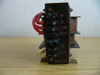 Prodám trafo 100 VA, 0-220-380, sek 24 V - 2