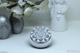 Mandala Květ života - bílá - 2