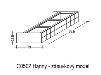 Postel z masivu Hanny II. 120 - 2