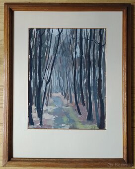 Obraz stromořadí - 2