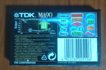 Audio kazeta TDK MA 90 IV - 2