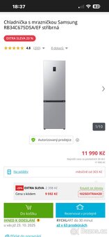 Samsung lednice s mrazákem - 2